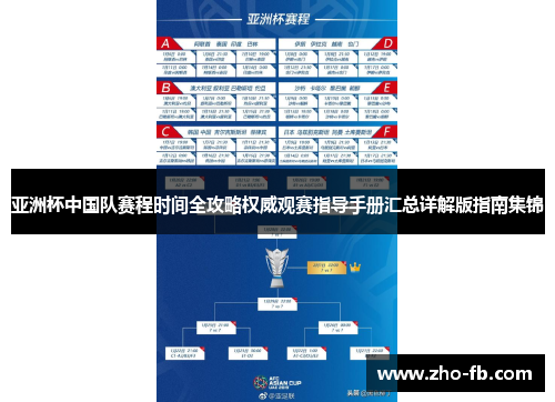 亚洲杯中国队赛程时间全攻略权威观赛指导手册汇总详解版指南集锦